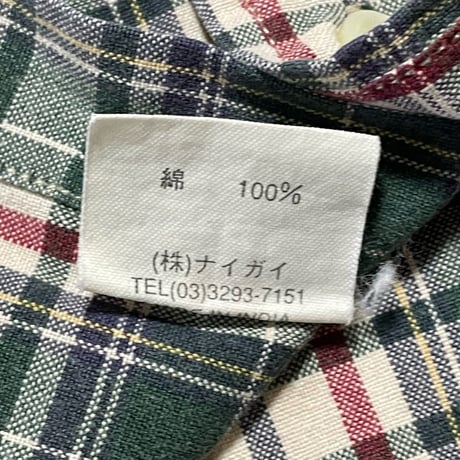 POLO SPORT RALPHLAUREN　"CHECKED" S/S BUTTONDOWN SHIRT