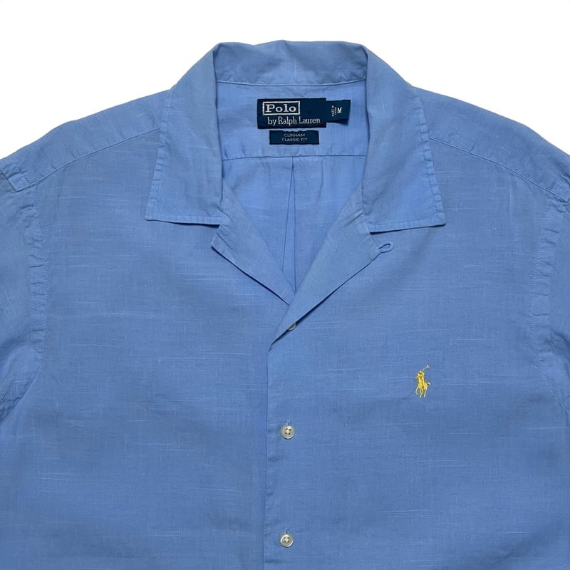 トップス Ralph Lauren open collar shirts ラルフローレン オープンカラーシャツ 開襟 ポルカドット シルク