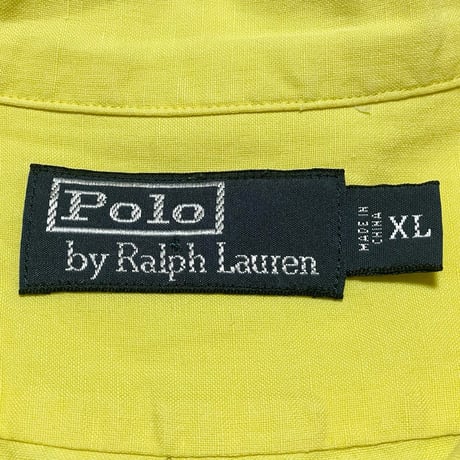 POLO RALPHLAUREN　"PONY" OPEN COLLAR SHIRT