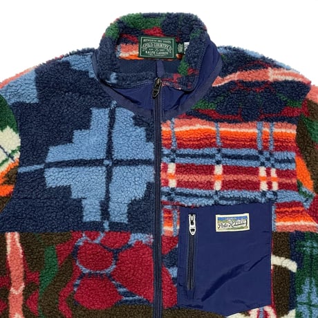 POLO COUNTRY RALPHLAUREN　"NATIVE" FLEECE JACKET