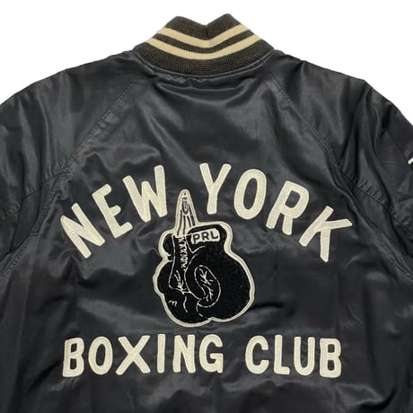 POLO RALPHLAUREN　 "NEW YORK BOXING CLUB"  REVERSIBLE JACKET (M)