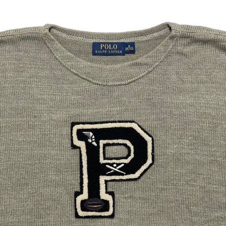 POLO RALPHLAUREN　"P PATCH" SWEATER