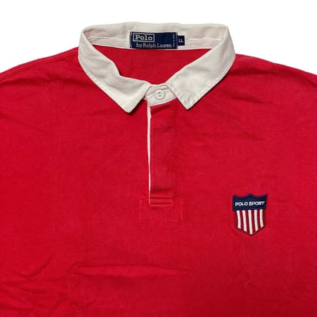 POLO RALPHLAUREN　"POLO SPORT EMBLEM" RUGBY SHIRT (LL)