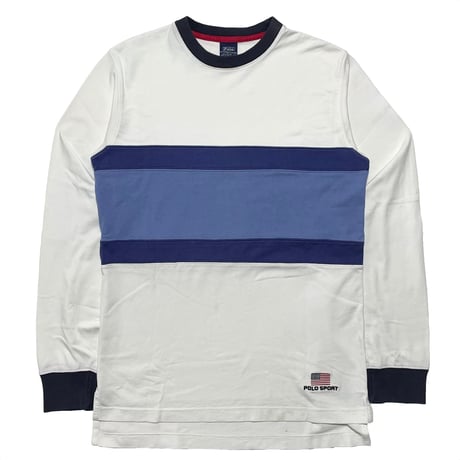 POLO RALPHLAUREN　"COLOR BLOCK" L/S TEE