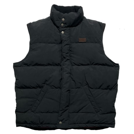 POLO RALPHLAUREN　"LEATHER PATCH" DOWM VEST
