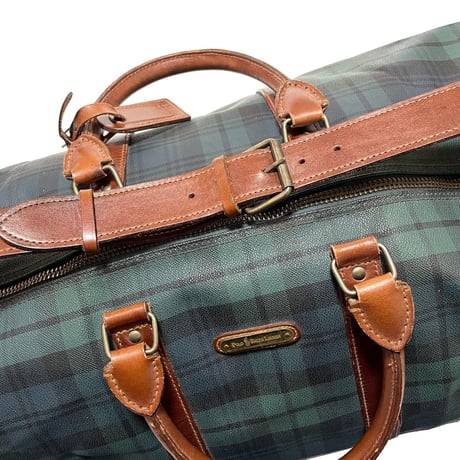 POLO RALPHLAUREN　"BLACK WATCH" TRAVELING BAG