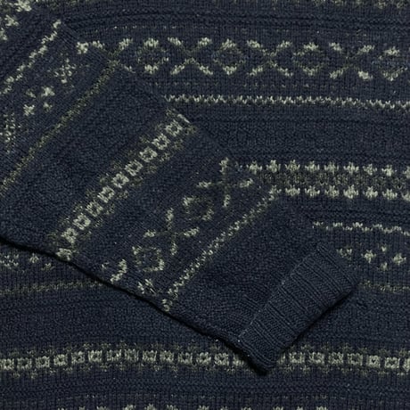 POLO RALPHLAUREN　"FAIR ISLE PATTERN" SWEATER