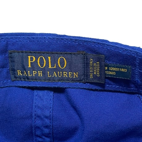 POLO RALPHLAUREN　 "PONY" CLLASIC BASEBALL CAP