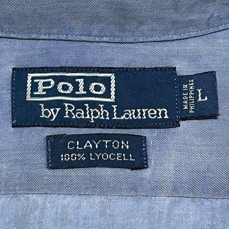 POLO RALPHLAUREN　"CLAYTON" OPEN COLLAR SHIRT