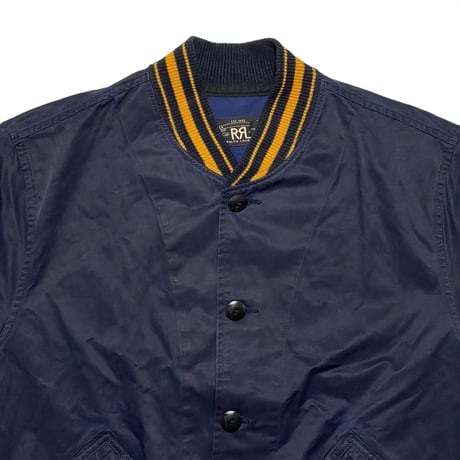 RRL RALPHLAUREN　"COTTON&NYLON" VARSITY JACKET