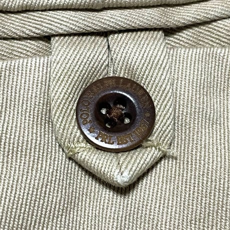 POLO RALPHLAUREN　VINTEGE "TWO TUCK" CHINO PANTS