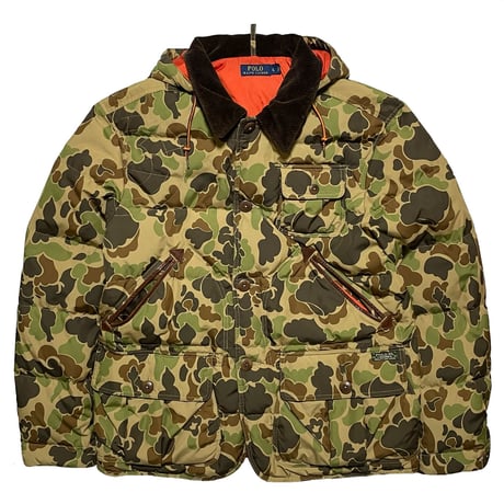 POLO RALPHLAUREN　"BUTTON FLY" DOWN JACKET