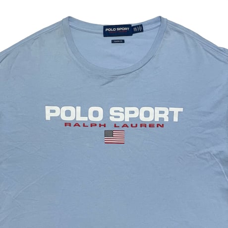 POLO SPORT RALPHLAUREN　 "LOGO PRINT" S/S TEE (L.BLUE)