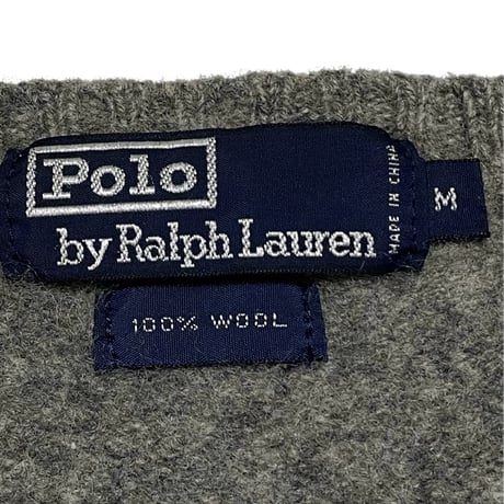 POLO RALPHLAUREN　"PONY" SWEATER (GRAY)