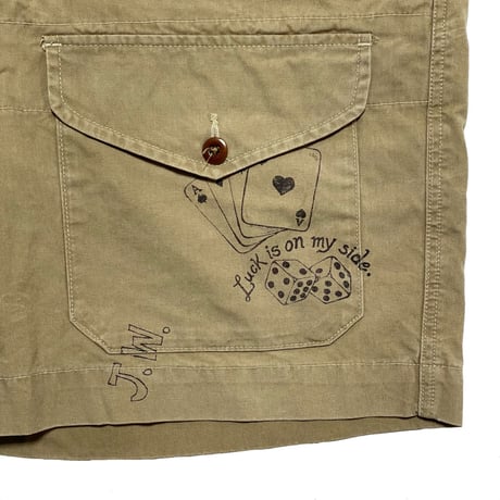 POLO RALPHLAUREN　"VINTAGE PRINTED" CARGO SHORTS