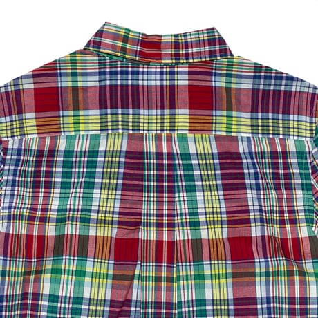 RALPHLAUREN　"MADRAS" S/S SHIRT (BOYS)