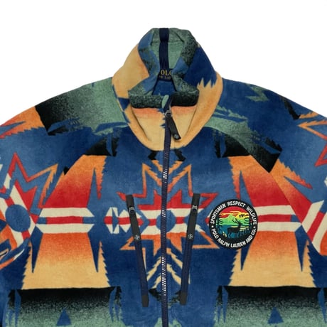 POLO RALPHLAUREN　"POLO SPORTSMAN" NATIVE FLEECE JACKET