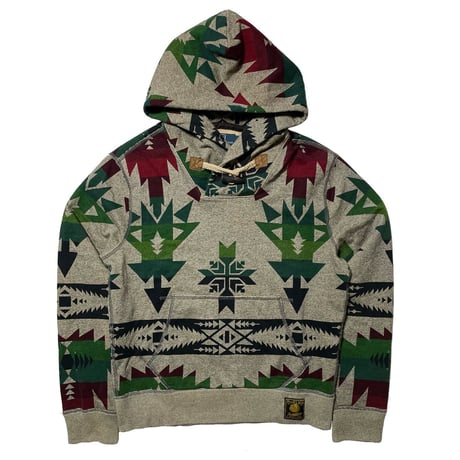 POLO RALPHLAUREN　"LEATHER ELBOW PATCH" HOODIE (NATIVE)
