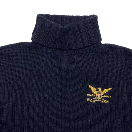 POLO RALPHLAUREN　"EAGLE" CASHMERE SWEATER