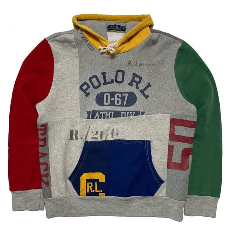 POLO RALPHLAUREN　"PATCH WORK" HOODIE
