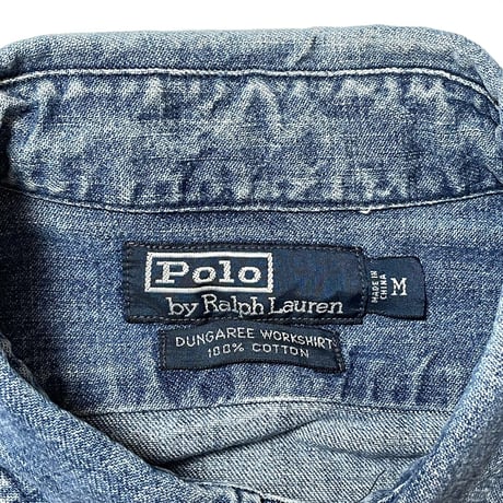 POLO RALPHLAUREN　"DUNGAREE" WORKSHIRT