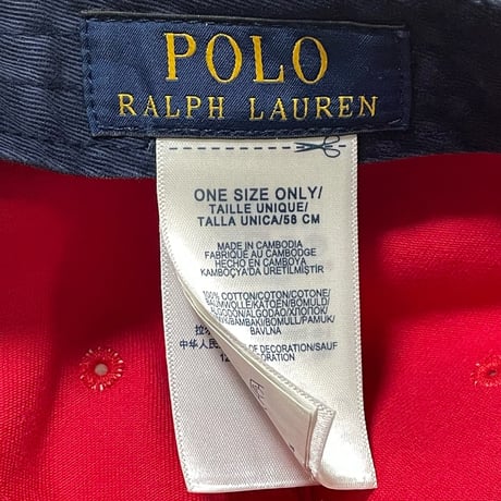 POLO RALPHLAUREN　"RL-93" BASEBALL CAP