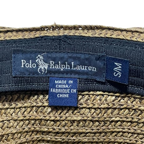 POLO RALPHLAUREN　STRAW HAT