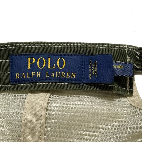 POLO RALPHLAUREN　"USA FLAG" MESH CAP