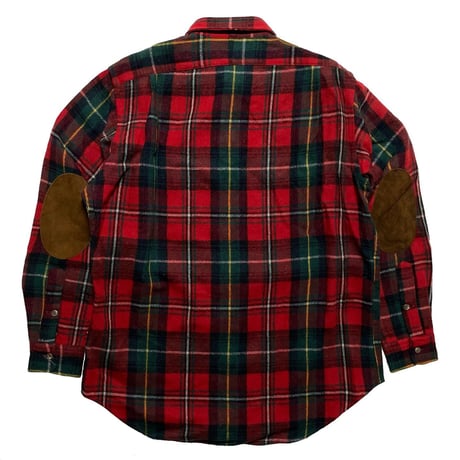 POLO RALPHLAUREN　"SHOULDER PAD" FLANNEL SHIRT