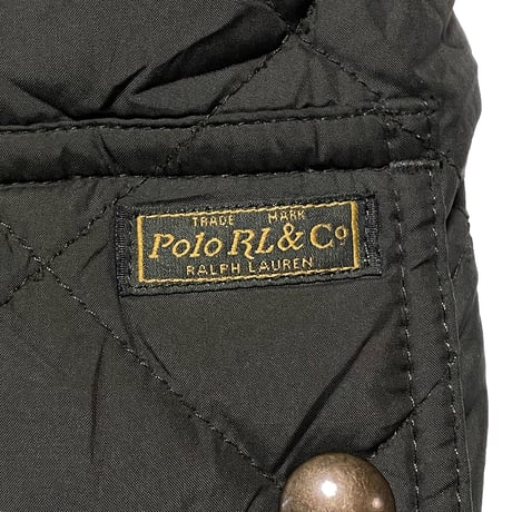 POLO RALPHLAUREN　"CORDUROY COLLAR" QUILTING JACKET