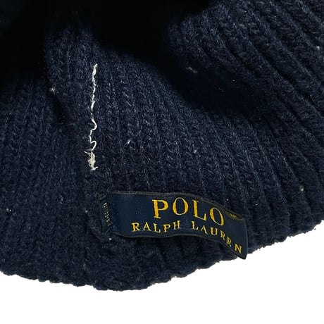 POLO RALPHLAUREN　"DOG" KNIT CAP
