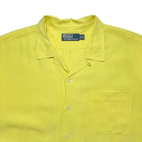 POLO RALPHLAUREN　"PONY" OPEN COLLAR SHIRT