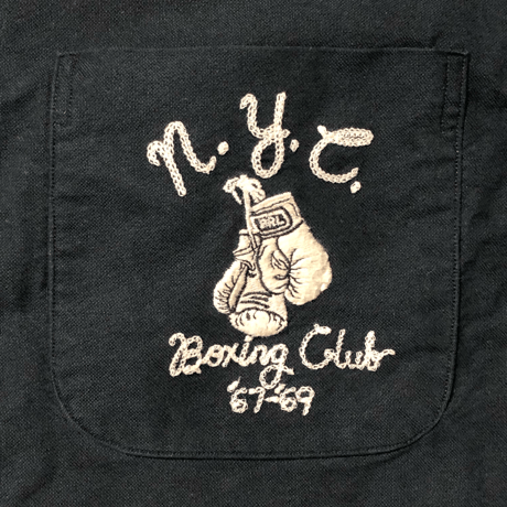 POLO RALPHLAUREN　 "NEW YORK BOXING CLUB" WORK SHIRT (2nd-M)