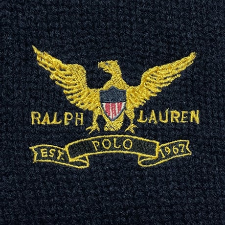 POLO RALPHLAUREN　"EAGLE" CASHMERE SWEATER