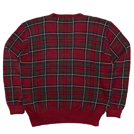 POLO RALPHLAUREN　"TARTAN CHECK" SWEATER