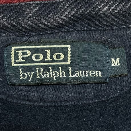 POLO RALPHLAUREN　"BORDER" HOODIE (NAVY)