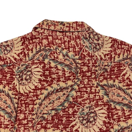POLO RALPHLAUREN　"BOTANICAL" OPEN COLLAR SHIRT