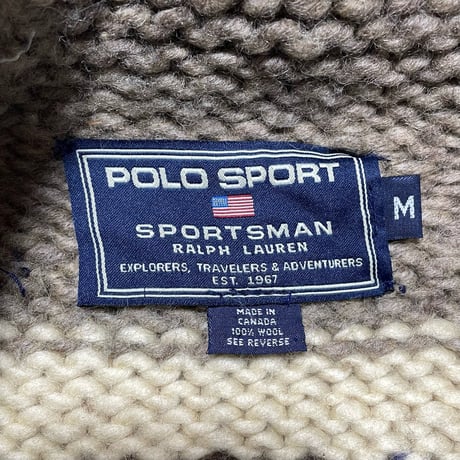 POLO SPORT RALPHLAUREN　"POLO SPORTSMAN" COWICHAN SWEATER
