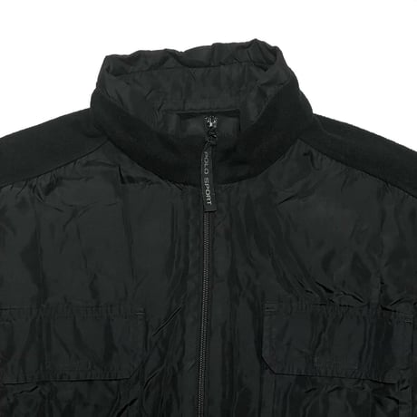 POLO SPORT RALPHLAUREN　FLEECE JACKET (BLACK)