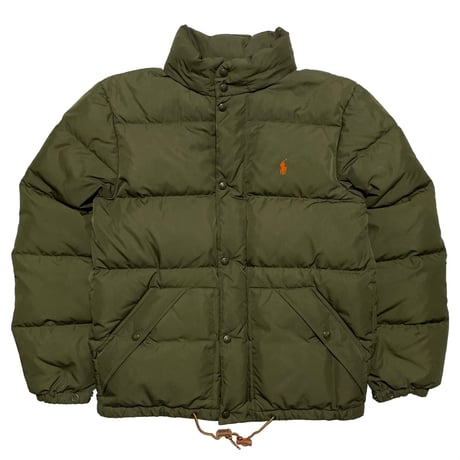 POLO RALPHLAUREN　"DETACHABLE HOOD" DOWN JACKET
