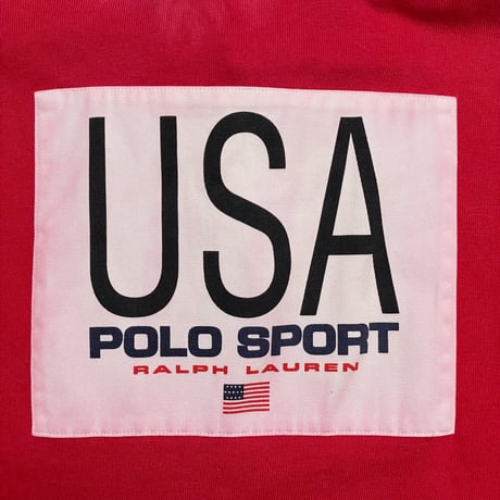 POLO RALPHLAUREN　"POLO SPORT EMBLEM" RUGBY SHIRT (M)