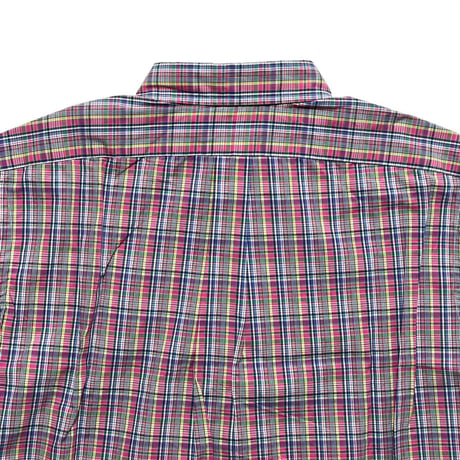 RALPHLAUREN　"CHECKED" BUTTON DOWN SHIRT