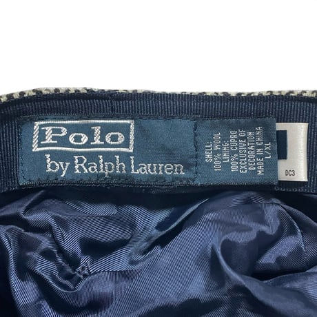 POLO RALPHLAUREN　"HERRINGBORN" HUNTING CAP