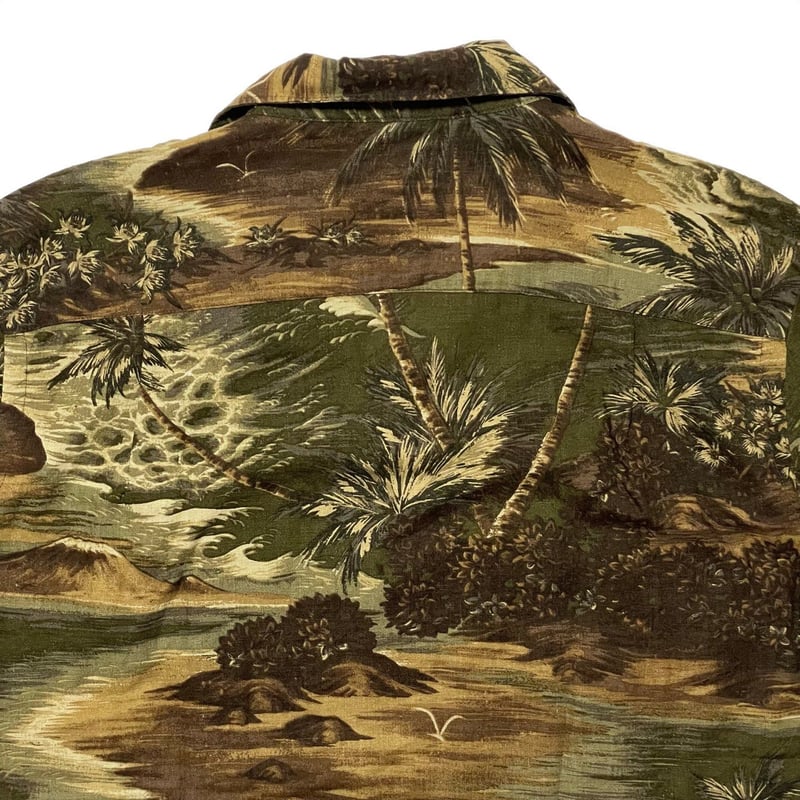 RRL 90s アロハシャツ ダブルアールエル RRL 90s OPEN COLLAR SHIRT オープン カラー シャツ