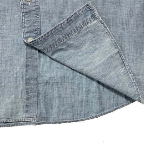POLO RALPHLAUREN　"POLO SPORTSMAN" CHAMBRAY S/S SHIRT