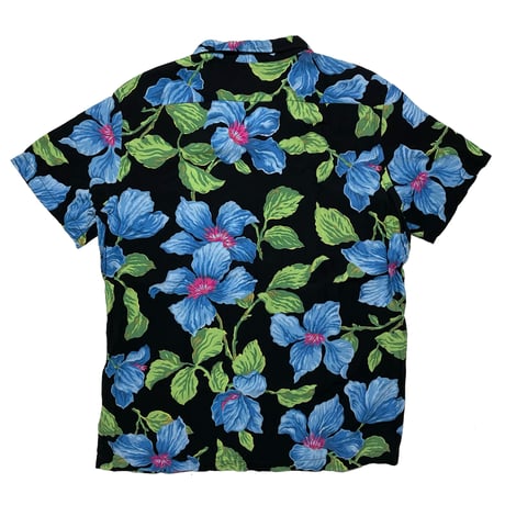 POLO SPORT RALPHLAUREN　 "FLOWER PATTERN" ALOHA SHIRT(L)