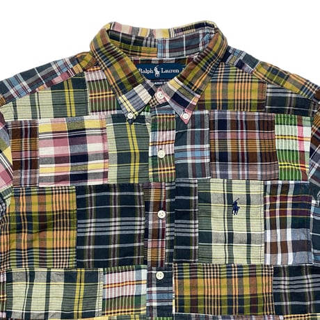 RALPHLAUREN　"PATCH WORK" S/S SHIRT