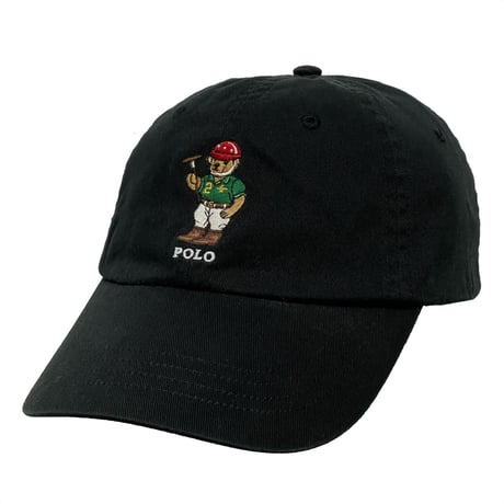 POLO RALPHLAUREN　"POLO BEAR" 6-PANEL CAP (BLACK)
