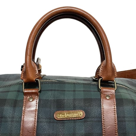 POLO RALPHLAUREN　"BLACK WATCH" TRAVELING BAG