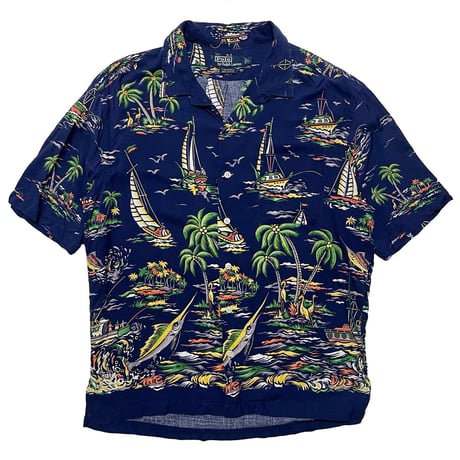 POLO RALPHLAUREN　"FISHING" ALOHA SHIRT